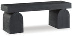Signature Design Black Accent Bench