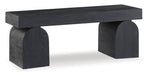 Signature Design Black Accent Bench