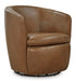 Signature Design Caramel Swivel Accent Chair