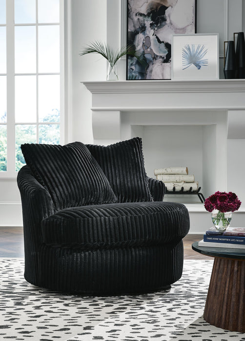 Signature Design Onyx Swivel Accent Chair