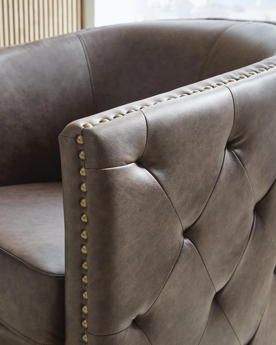 Signature Design Granite Swivel Accent Chair