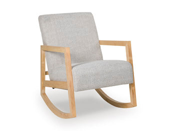 Signature Design Gray/Natural Accent Chair