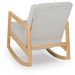 Signature Design Gray/Natural Accent Chair