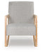 Signature Design Gray/Natural Accent Chair