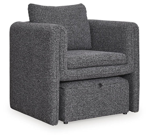 Signature Design Charcoal/Black Accent Chair