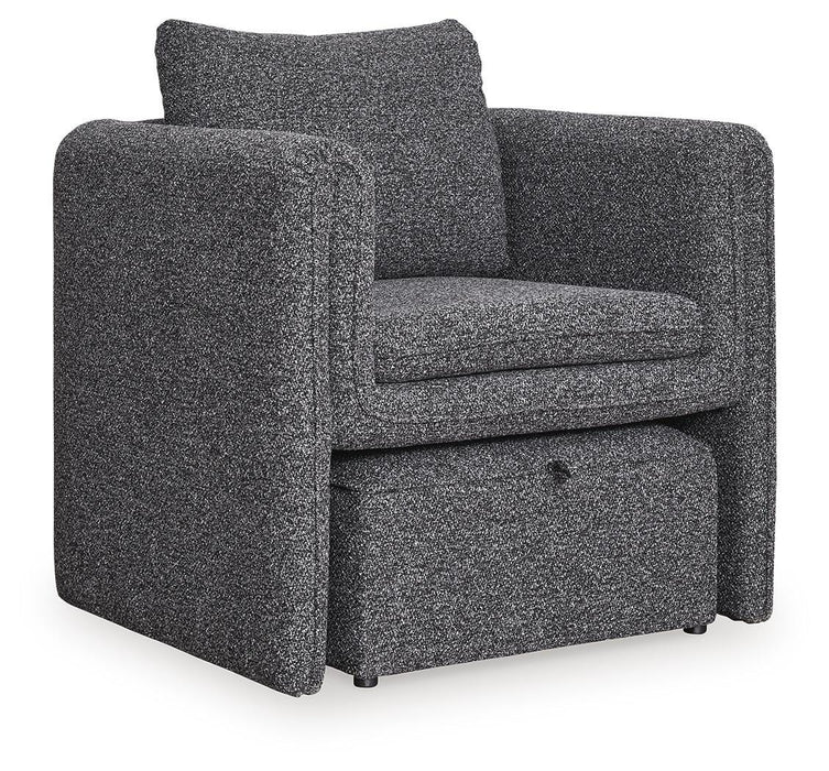 Signature Design Charcoal/Black Accent Chair