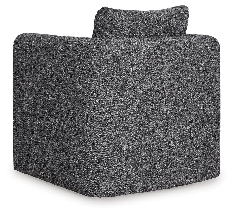 Signature Design Charcoal/Black Accent Chair