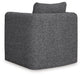 Signature Design Charcoal/Black Accent Chair