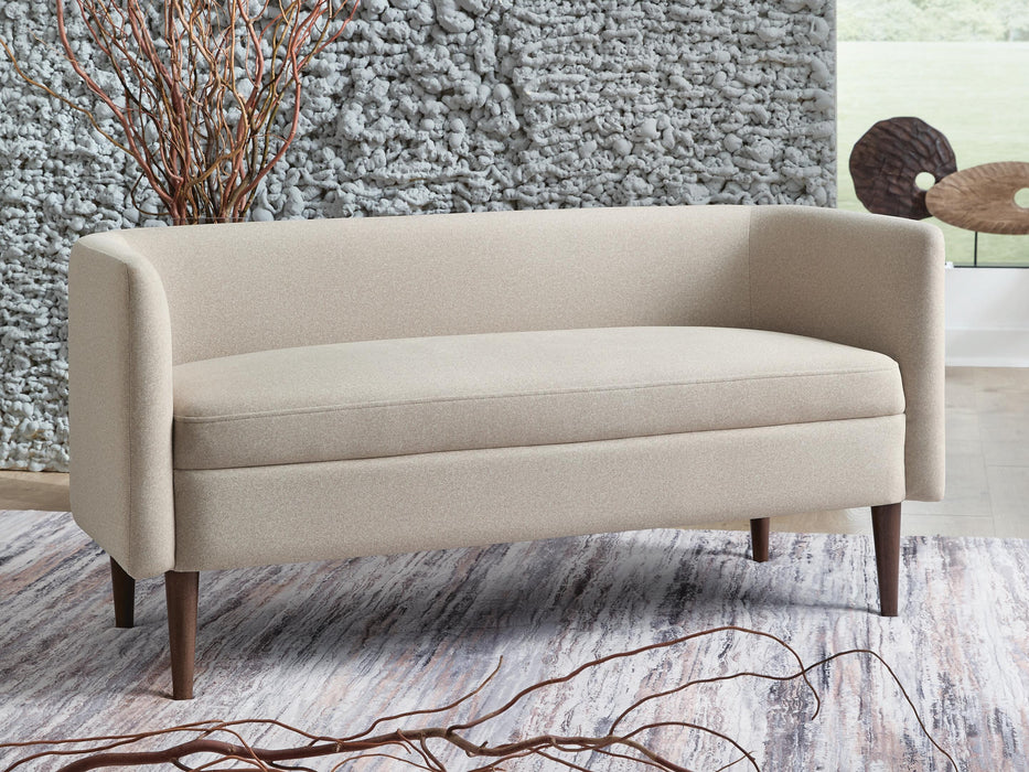 Signature Design Beige Accent Bench