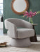 Signature Design Pebble Swivel Accent Chair