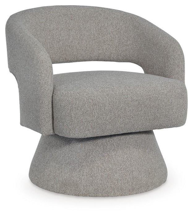 Signature Design Pebble Swivel Accent Chair