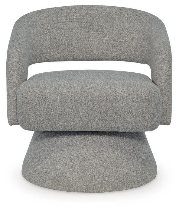 Signature Design Pebble Swivel Accent Chair