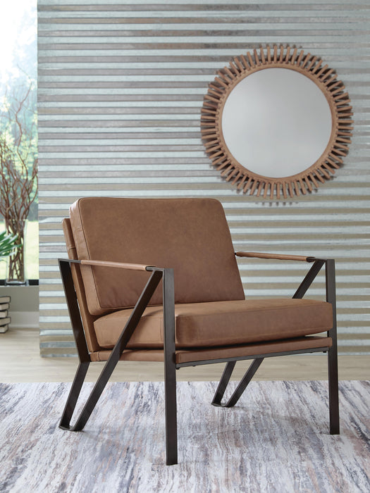 Signature Design Caramel Accent Chair