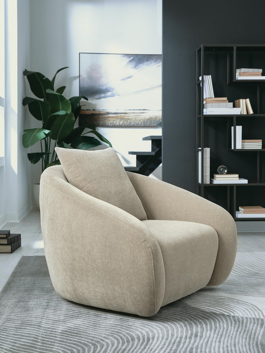 Signature Design Pebble Swivel Accent Chair