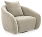 Signature Design Pebble Swivel Accent Chair