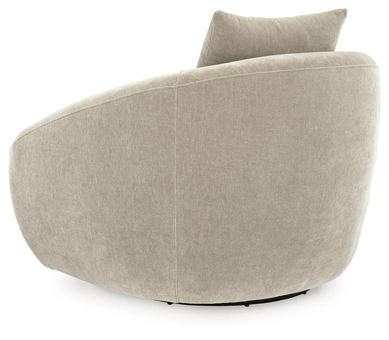 Signature Design Pebble Swivel Accent Chair
