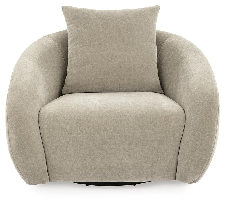 Signature Design Pebble Swivel Accent Chair
