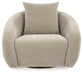 Signature Design Pebble Swivel Accent Chair