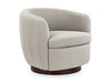 Signature Design Light Beige Swivel Accent Chair