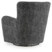 Signature Design Heather Charcoal Swivel Glider Accent Chair