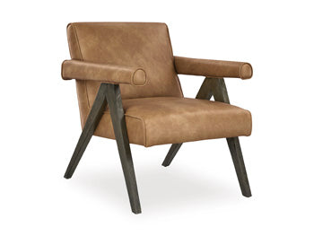 Signature Design Caramel Accent Chair