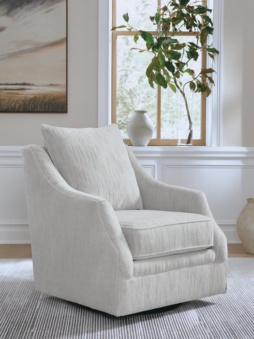 Signature Design Gray Swivel Accent Chair
