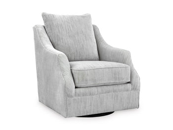 Signature Design Gray Swivel Accent Chair