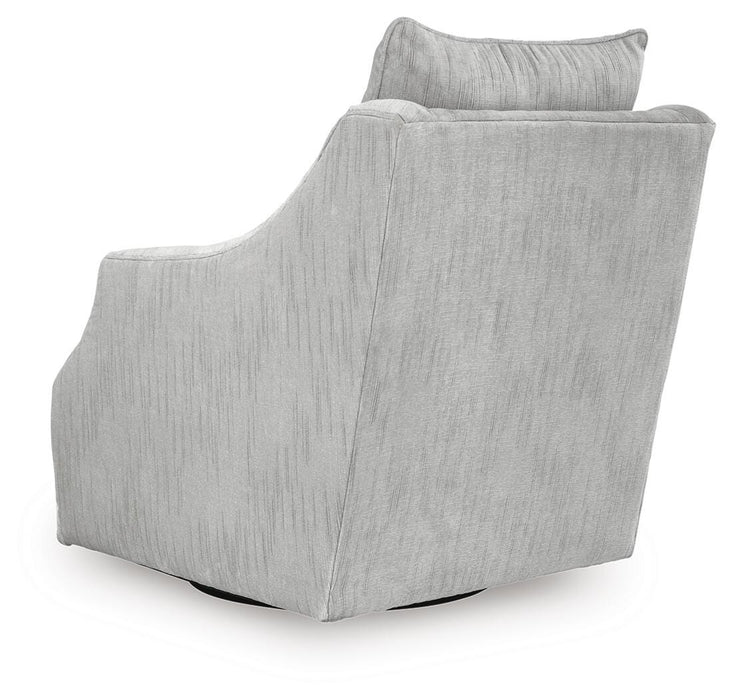 Signature Design Gray Swivel Accent Chair
