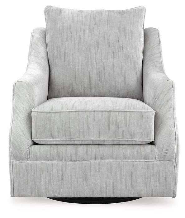 Signature Design Gray Swivel Accent Chair