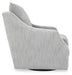 Signature Design Gray Swivel Accent Chair