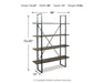 Signature Design Black/Gray Bookcase