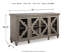 Signature Design Gray Accent Cabinet