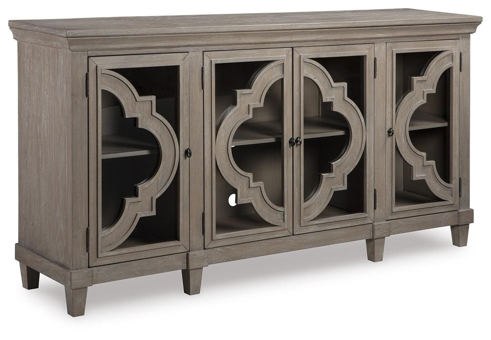 Signature Design Gray Accent Cabinet