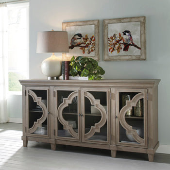 Signature Design Gray Accent Cabinet