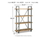 Signature Design Brown/Black Bookcase