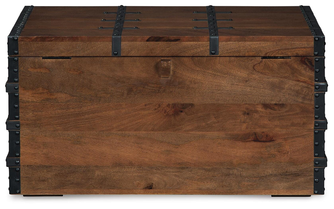 Signature Design Brown Storage Trunk
