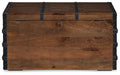 Signature Design Brown Storage Trunk