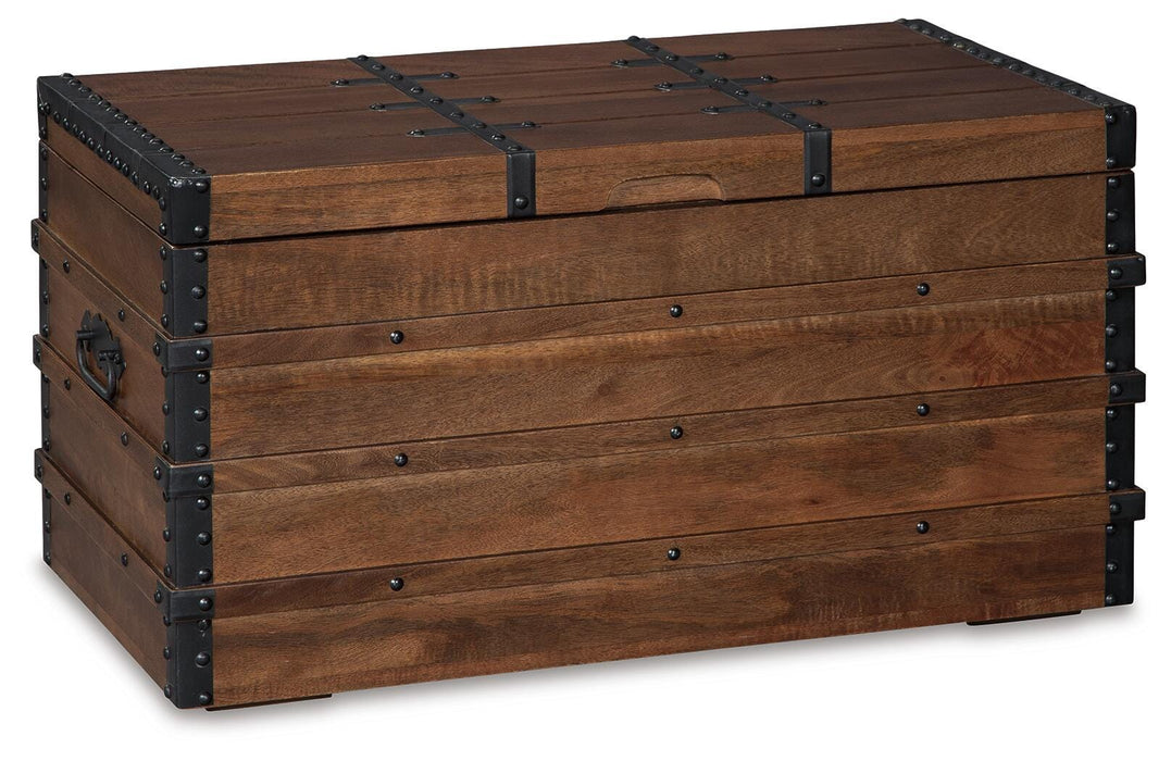 Signature Design Brown Storage Trunk