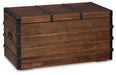 Signature Design Brown Storage Trunk