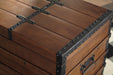 Signature Design Brown Storage Trunk