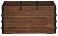 Signature Design Brown Storage Trunk