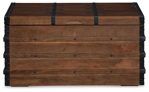 Signature Design Brown Storage Trunk