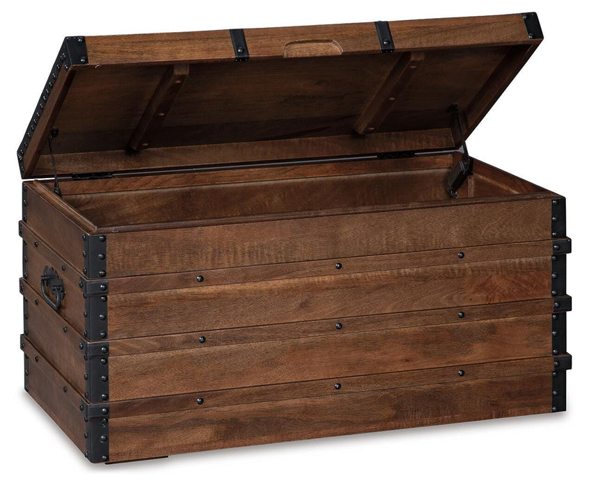 Signature Design Brown Storage Trunk
