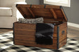 Signature Design Brown Storage Trunk