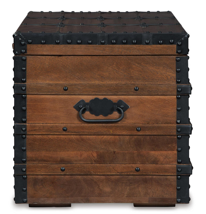 Signature Design Brown Storage Trunk