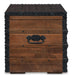 Signature Design Brown Storage Trunk