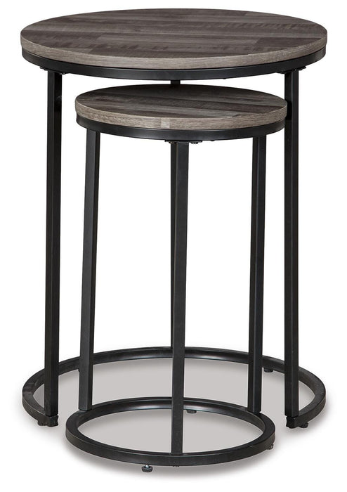 Signature Design Black/Gray Accent Table Set (2/CN)