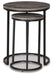 Signature Design Black/Gray Accent Table Set (2/CN)