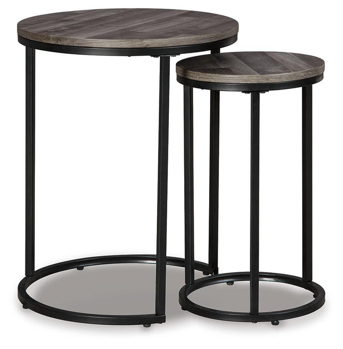 Signature Design Black/Gray Accent Table Set (2/CN)
