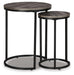 Signature Design Black/Gray Accent Table Set (2/CN)